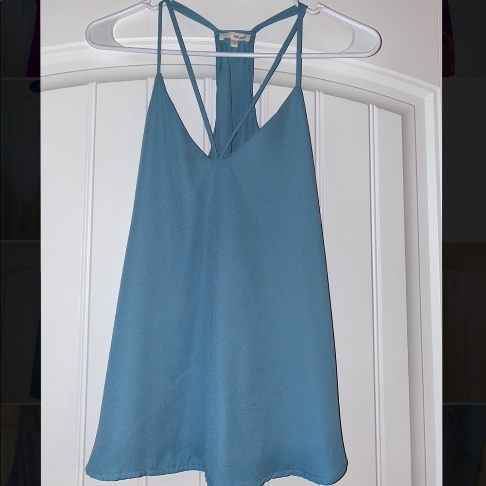 Blue blouse/tank